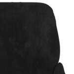 vidaXL Banc Noir 108x79x79 cm Velours