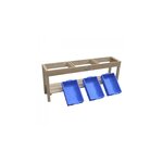 AXI Table d'activite 3 containers Naturel Marron