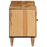 vidaXL Meuble TV Naturel 105 x 33 5 x 46 cm Bois de mangue massif