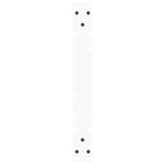 vidaXL Pieds de table basse en forme de V  2 pièces  blanc  50 x (42-43 3) cm  acier