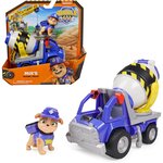 Spin Master 6066540 - Rubble & Crew - Véhicule de construction de bétonnière avec figurine mixte