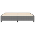 vidaXL Cadre de lit Gris clair 180x200 cm en tissu côtelé