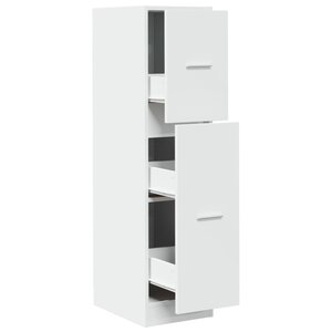 vidaXL Armoire d'apothicaire blanc 30x41x118 cm bois d'ingénierie