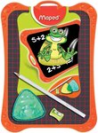 Ardoise à craie  plastique uni/quadrillé 20 x 28 cm Noire Avec Accessoires MAPED