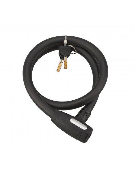 THIRARD - Antivol à clé Stunt  câble acier  vélo  18mmx1m  2 clés  noir