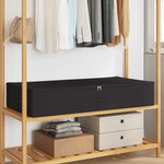 vidaXL Boîte de rangement 2 Pièces Anthracite 90 x 48 x 15 cm