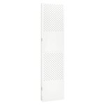 vidaXL Cloison de séparation 5 panneaux Blanc 200x180 cm Acier