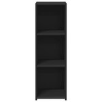 vidaXL Buffet noir 30x41x93 cm bois d'ingénierie