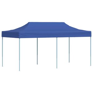 vidaXL Tente de fête Bleu 291 x 580 x 315 cm Tissu Oxford