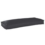 vidaXL Set de coussins de palette 2 Pièces Noir 100 x 40 x 8 cm