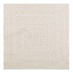 vidaXL Tapis ZIZUR crème 120x120 cm aspect de jute intérieur extérieur