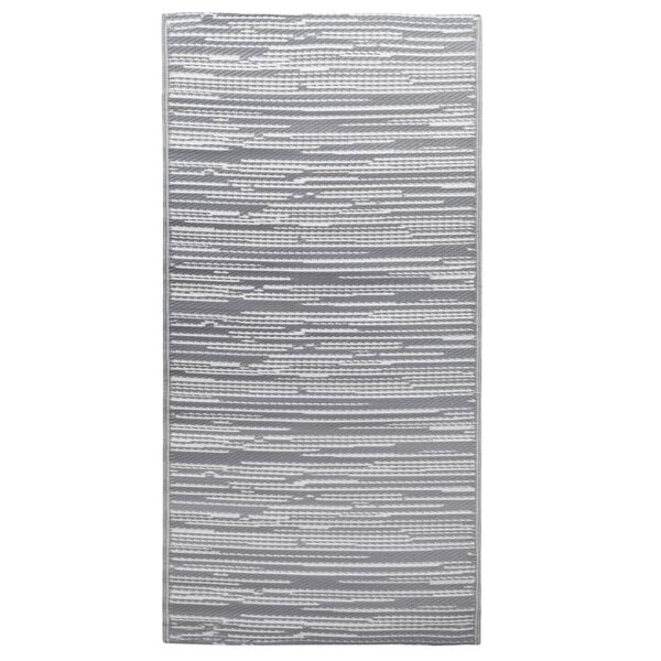vidaXL Tapis d'extérieur Gris 190x290 cm PP