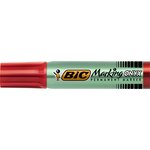 Marqueur Permanent MARKING ONYX 1481 Pointe Biseau 2 7 à 6 2 mm Rouge BIC