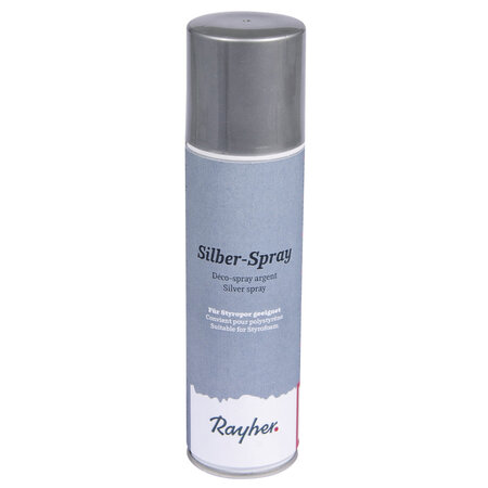 Spray convient pour polystyrène Argenté 150 ml