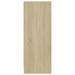 vidaXL Armoire à chaussures Chêne Sonoma 31 5x35x90 cm Bois ingénierie