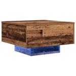 vidaXL Table Basse Bois ancien 55 x 55 x 31 cm Bois d'ingénierie