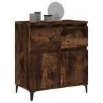 vidaXL Buffet Chêne fumé 60x35x70 cm Bois d'ingénierie