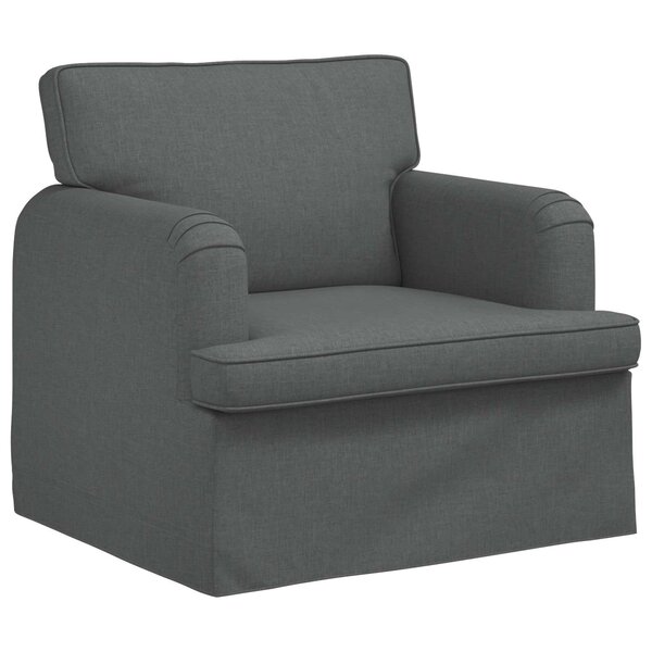 vidaXL Canapé Gris foncé 84 x 80 x 85 cm tissu