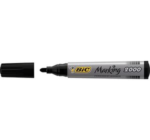 Marqueur Permanent MARKING 2000 Pte Ogive Large Noir BIC