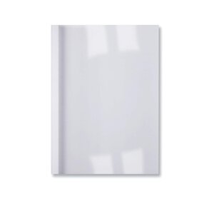 Lot de 100 LinenWeave Plats de couverture thermique 15 mm blanc GBC
