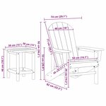 vidaXL Mobilier de jardin lounge 3 Pièces Noir 38 x 38 x 46 cm