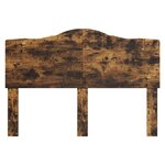 vidaXL Tête de lit Chêne fumé 160 cm Bois d'ingénierie