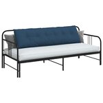 vidaXL Coussin de Dos Bleu 180 x 19 x 50 cm tissu