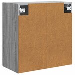 vidaXL Armoire Murale Sonoma gris 59 x 31 x 60 cm Bois d'ingénierie