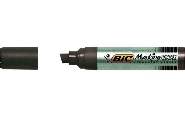 BIC Marqueur permanent Marking Onyx 1891, pointe biseautée BIC