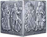 Pièce de monnaie en Argent 500 Francs g 1000 (1 Kg) Millésime 2026 NORSE GODS 3D (PRÉCOMMANDE)