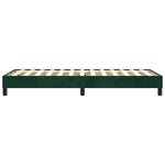 vidaXL Cadre de lit vert foncé 80x200 cm velours
