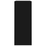 vidaXL Bibliothèque noir 80x30x76 5 cm bois d'ingénierie