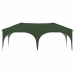 vidaXL Tente de fête pop-up 575 x 288 x 245 cm Vert Tissu Oxford