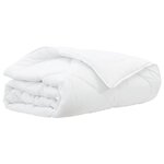 vidaXL Couettes & Duvets Blanc 200 x 220 cm Microfibre