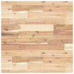 vidaXL Étagère de vasque murale acier et bois massif d'acacia