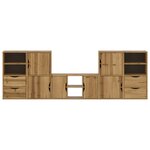 vidaXL Meubles TV 5 Pièces avec rangement ODDA bois de pin massif