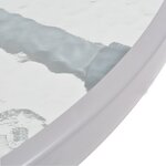 vidaXL Ensemble à manger d'extérieur 6 Pièces Acier et textilène Gris