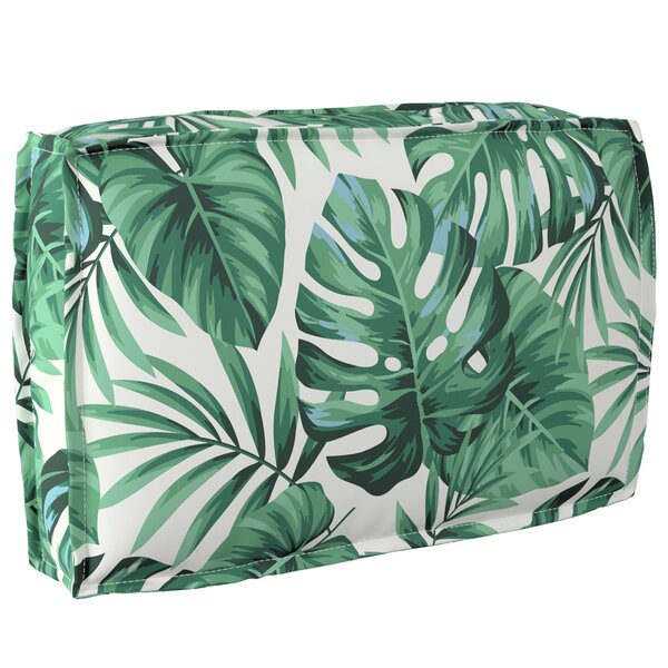 vidaXL Coussin sur palette pour dossier design feuilles 60x40x12 cm tissu Oxford