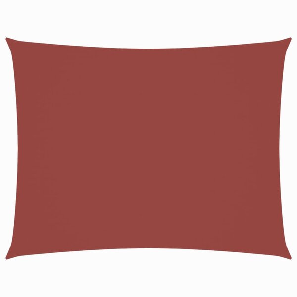 vidaXL Voile de parasol tissu oxford rectangulaire 2x4 m terre cuite