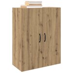 vidaXL Armoire Murale 2 Pièces Chêne artisanal 69 5 x 34 x 90 cm