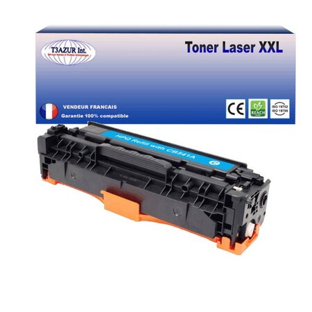 T3AZUR - Toner compatible avec Canon 716/731 pour Canon LBP-5050  LBP-5050N  LBP-7100Cn  LBP-7110Cw Cyan - 1 400p