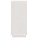 vidaXL Buffet Blanc 31 5x34x75 cm Bois massif de pin