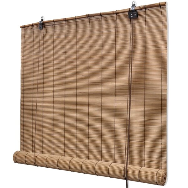 vidaXL Store roulant en bambou 100x220 cm Marron