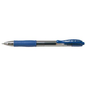 Stylo bille à encre gel G2 07 Pointe Moyenne Bleu PILOT