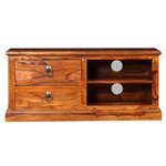 vidaXL Meuble TV Bois massif de Sesham 90x30x40 cm