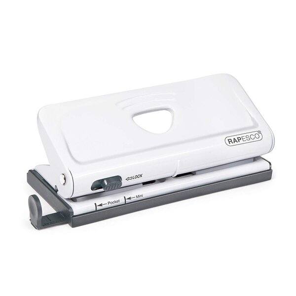 Perforateur multi-trous (6) pour agenda  blanc RAPESCO