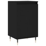 vidaXL Buffets 2 Pièces noir 40x35x70 cm bois d’ingénierie