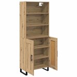 vidaXL Haut Armoire Chêne artisanal 69 5 x 34 x 180 cm