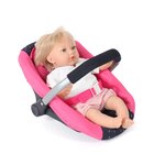 Bayer Chic 2000 708-84 - Siège auto pour poupées Rose à pois
