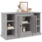 vidaXL Buffet Sonoma gris 100x35 5x60 cm Bois d'ingénierie